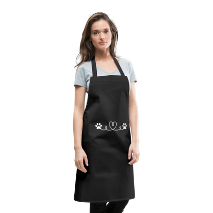 SCOMBOO Kochschürze - Mit Liebe gebacken, mit Stil getragen - black