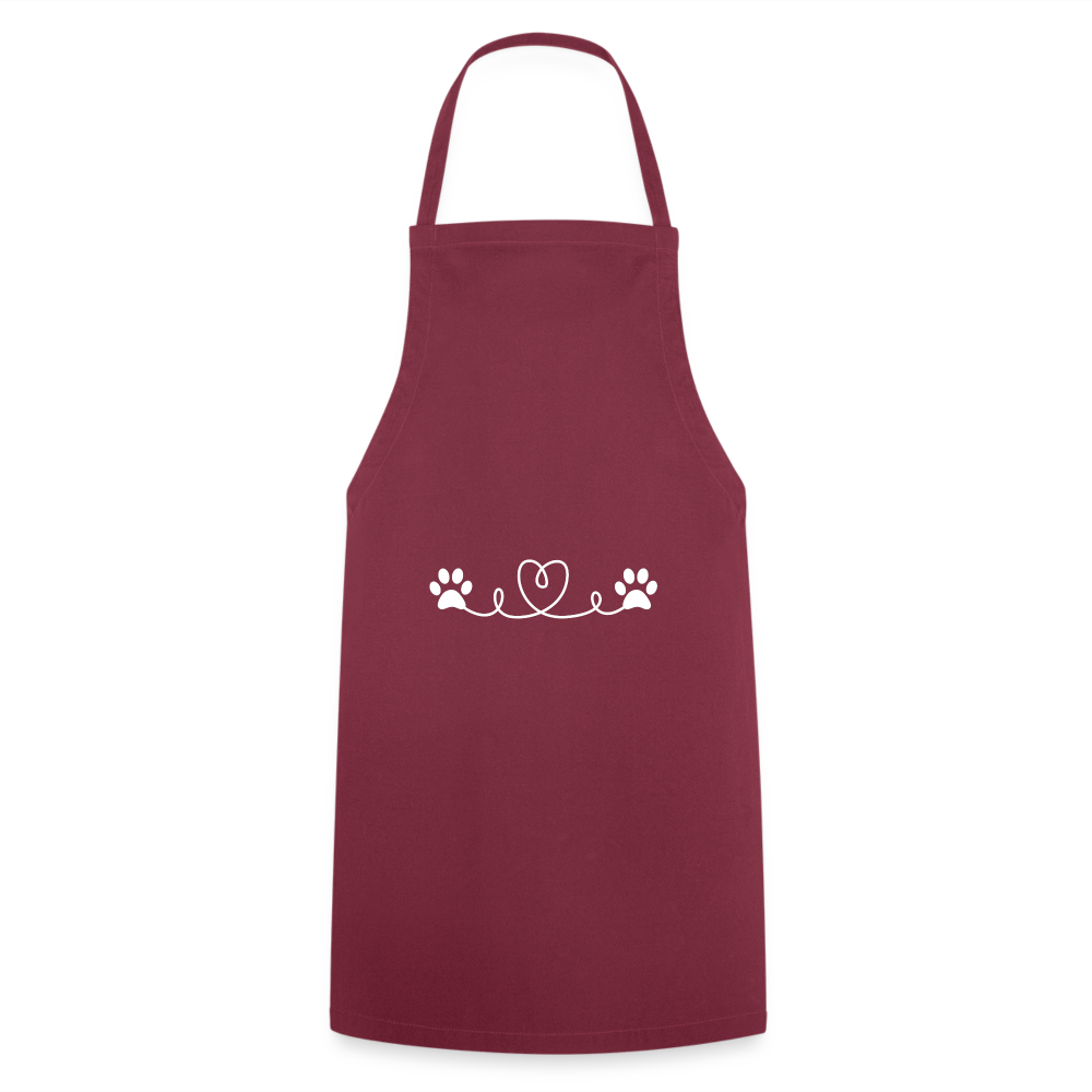 SCOMBOO Kochschürze - Mit Liebe gebacken, mit Stil getragen - bordeaux