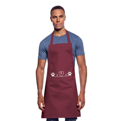 SCOMBOO Kochschürze - Mit Liebe gebacken, mit Stil getragen - bordeaux