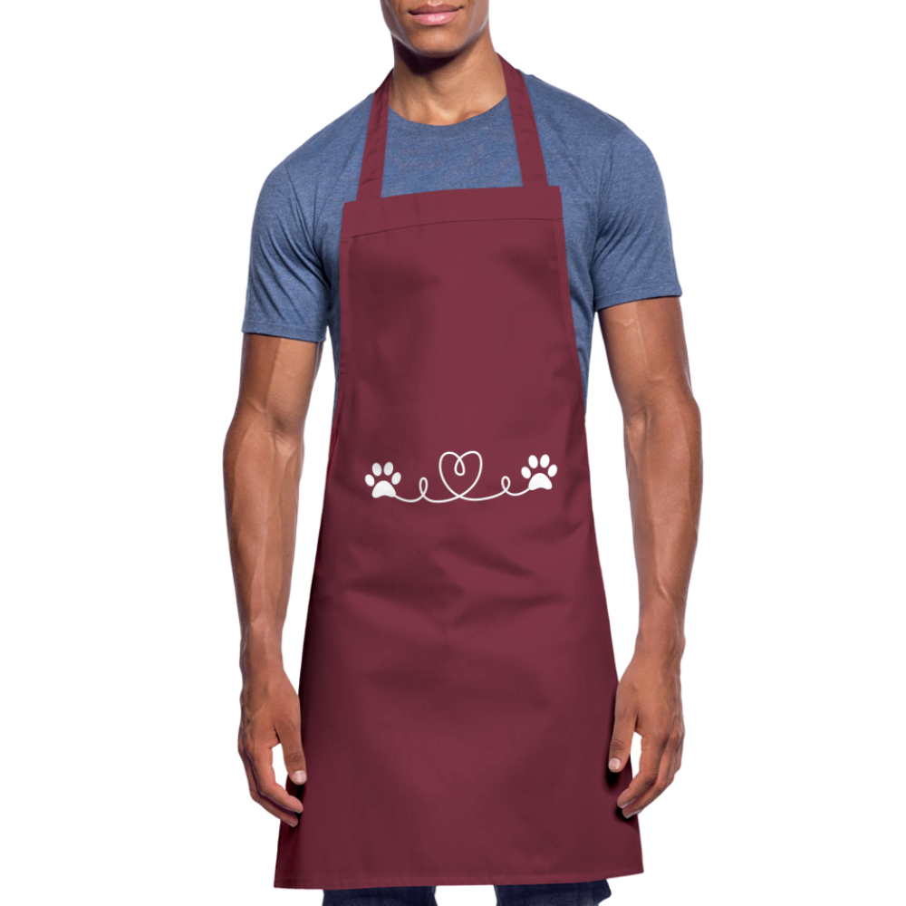 SCOMBOO Kochschürze - Mit Liebe gebacken, mit Stil getragen - bordeaux