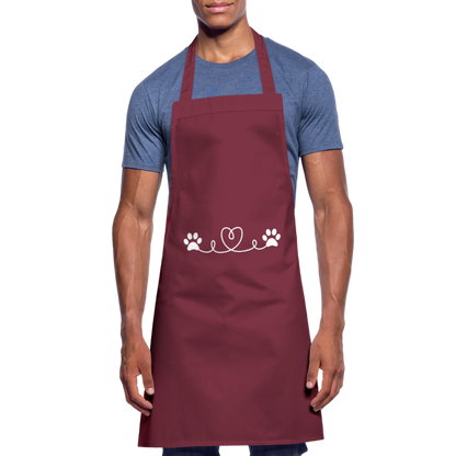 SCOMBOO Kochschürze - Mit Liebe gebacken, mit Stil getragen - bordeaux