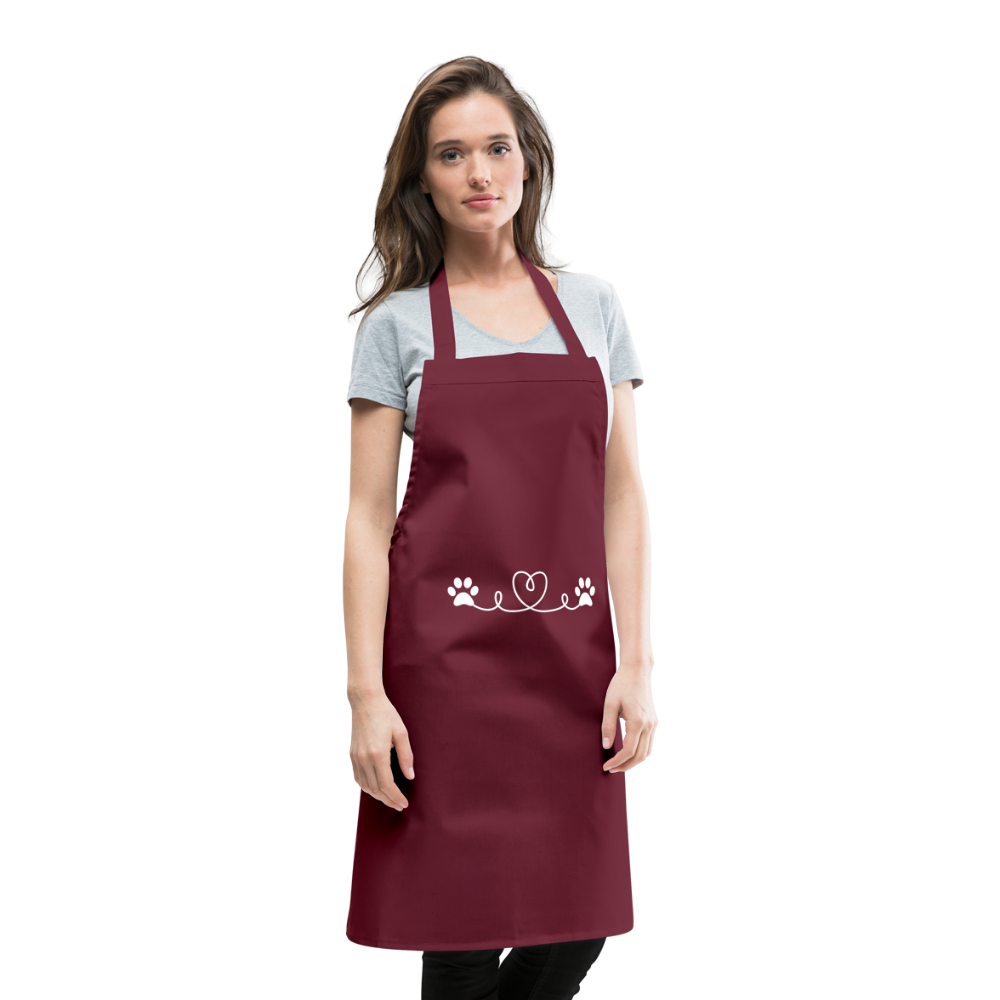 SCOMBOO Kochschürze - Mit Liebe gebacken, mit Stil getragen - bordeaux