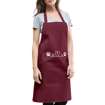 SCOMBOO Kochschürze - Mit Liebe gebacken, mit Stil getragen - bordeaux