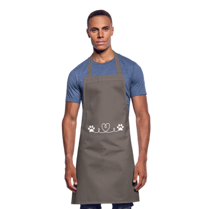 SCOMBOO Kochschürze - Mit Liebe gebacken, mit Stil getragen - grey