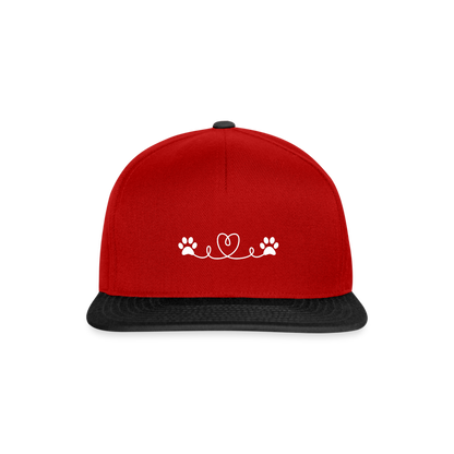 SCOMBOO Snapback - Sonnenschutz mit Stil - red/black