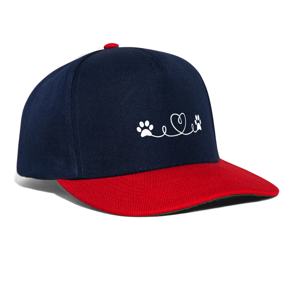 SCOMBOO Snapback - Sonnenschutz mit Stil - navy/red