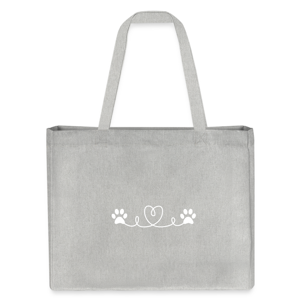 SCOMBOO ShoppingBag - Für alles, was dir lieb ist - heather grey