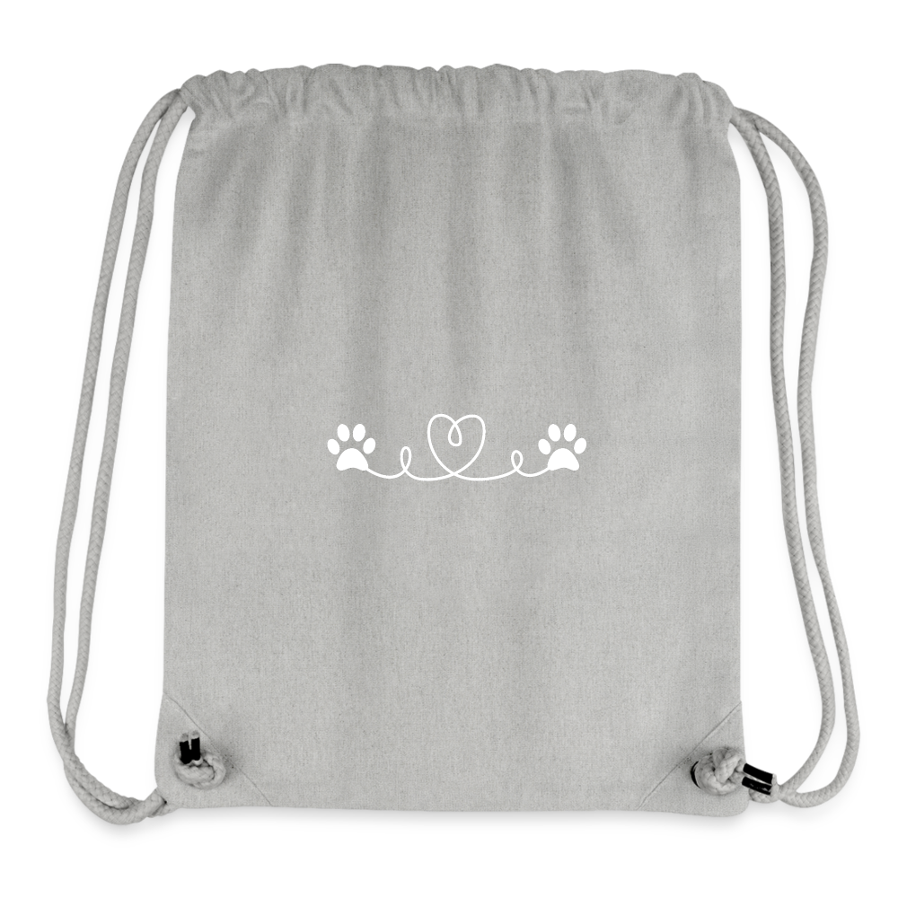 SCOMBOO GymBag - Pack's an, halt dich fit! - heather grey