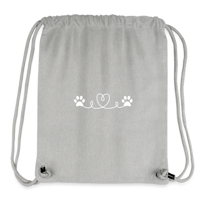 SCOMBOO GymBag - Pack's an, halt dich fit! - heather grey